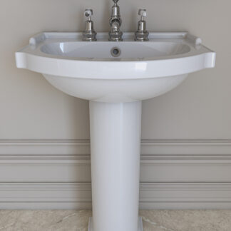 Lavabo Frame 61 su colonna - Arcadia