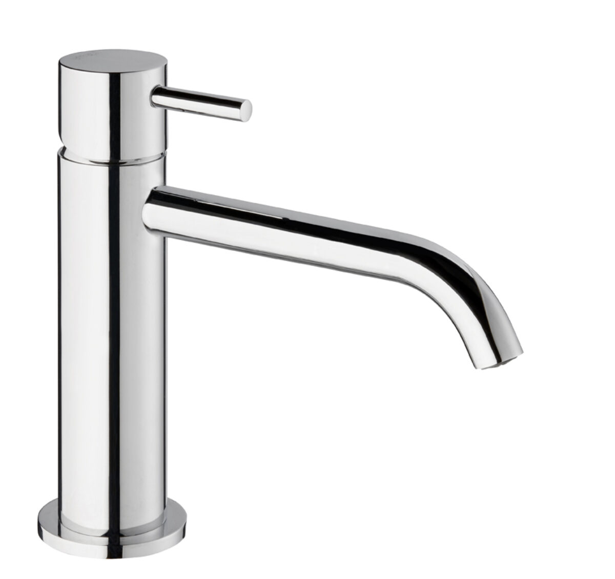 Rubinetto Lavabo Alphabath In Acciaio Inox Cromato – Monocomando Con Cartuccia In Ceramica, Tubi EPDM Atossici