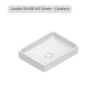 Lavabo APPOGGIO 50×38 Green CATALANO