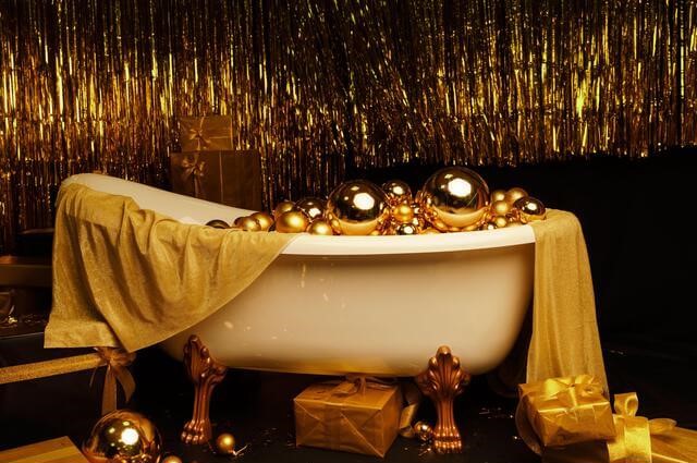 Decorare il bagno a natale