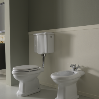 Sanitari monoblocco EVER - Compreso di wc-bidet e copriwater soft close