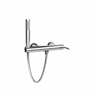 Miscelatore doccia esterno con kit doccia Serie VICO OTTONE SPAZZOLATO