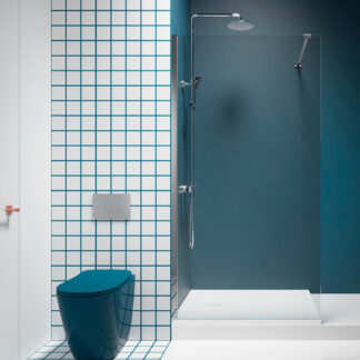 Walk-in Parete cromo 95CM