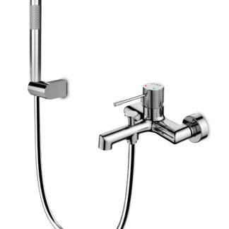 MISCELATORE VASCA ESTERNO CON KIT DOCCIA ISEO