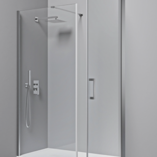 Box doccia Swing con parete in linea 225x90