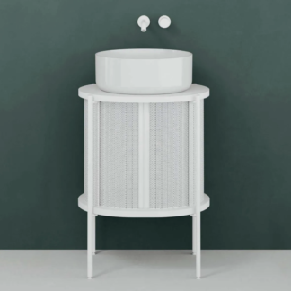 Mobile a terra 60 cm Cleer con serrandina scorrevole in alluminio