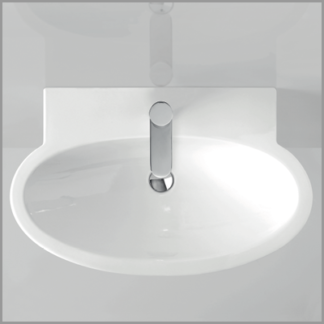Lavabo sospeso 55x47 cm Comoda