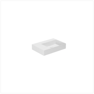 Lavabo sospeso piano a sinistra 65cm Elegance Squared