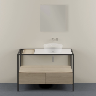 struttura-a-terra-in-metallo-con-cassettone-e-piano-porta-oggetti-120x55cm