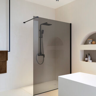 Walk-In N8PAR53 vetro fumè 90 cm