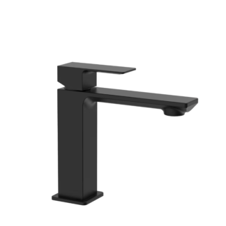 MISCELATORE LAVABO SERIE ELLE - nero opaco cm 14,4