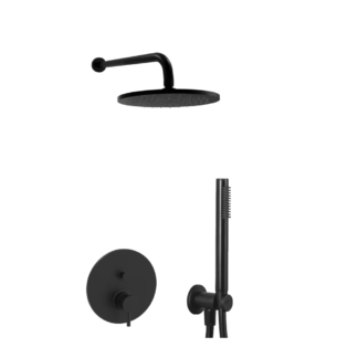 Set Doccia Completo PAFFONI Serie Light NERO