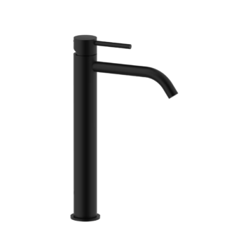Miscelatore lavabo LIGHT canna alta nero opaco - Paffoni