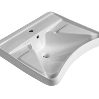 Lavabo ergonomico per disabili 65×57 cm